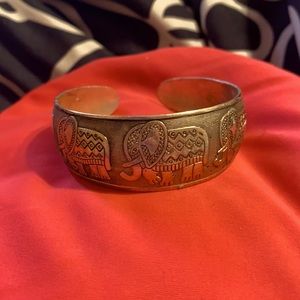 Metal Elephant Bracelet